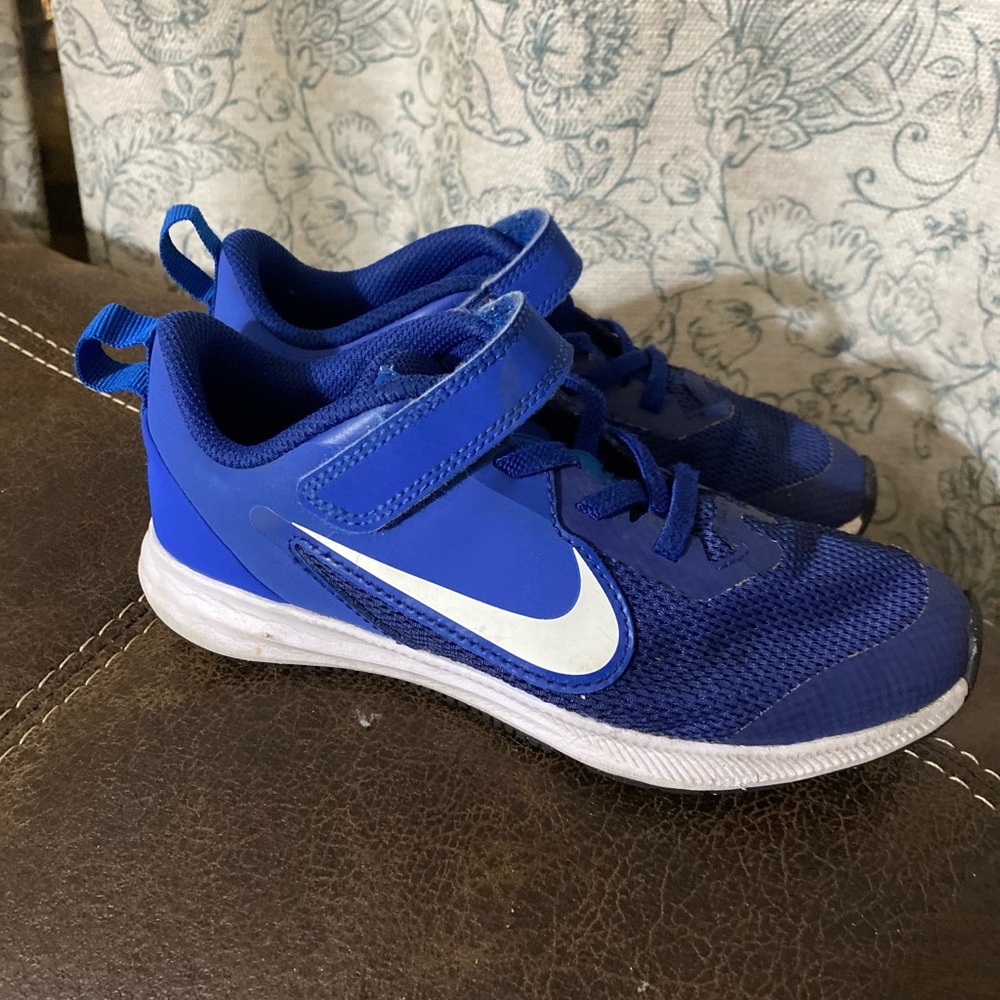 Blue Nike running shoes Boys size 13c